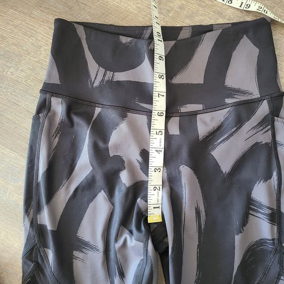 Athleta US Women's Size Small Tenacity 7/8 Tight Leggings Black Gray Athletic - Picture 10 of 11